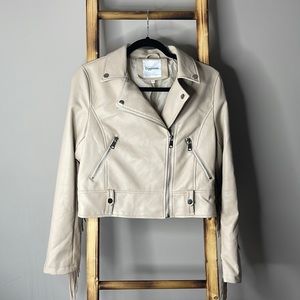 Nasty Gal Faux Leather Jacket Size L (Fits like M)